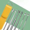 ឈុតសម្អាតត្រចៀក - 6PCS Ear Cleaner Wax Removal - Image 4
