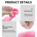ស៊ីលីកូនដុសក្អែល - Silicone Scrubber Back Massage - Image 3