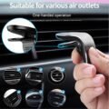 ជើងទម្រទូរស័ព្ទក្នុងឡាន - Air Vent Magnetic Holder - Image 2