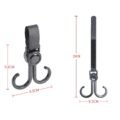 ទំពក់ព្យួរ - 2pcs Double Hooks Multifunctional - Image 2