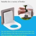 ទំពក់ក្បាលសាប៊ូ - 2pcs Wall Mounted Shampoo Organizer Hook - Image 8