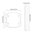 ស្ទីកឃើ បិទទ្វាឡាន - Car Door handle Protective Stickers - Image 2