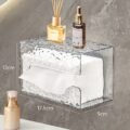 ប្រអប់ដាក់ក្រដាស - Transparent Tissue Holder Box