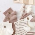 ស្រោមជើងនារី - Women Socks 5 Pairs - Image 7