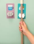ប្រដាប់គាបដងជូត - 2 pcs Broom Hangers Hook - Image 3