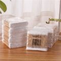 សំលីត្បាល់ត្រចៀក - 4PCS/Pack 100PCS Disposable Cotton Swab - Image 2