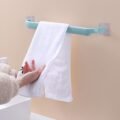 ស្នួរព្យួរកន្លែង - Bathroom Towel Bar Shelf Rack Holder - Image 6