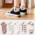 ស្រោមជើងនារី - Women Socks 5 Pairs