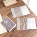 ស្រោម Passport - 2PCS Transparent Passport Cover - Image 2