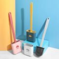 ច្រាស់ដុសបង្គន់ - Flat Head Silicone Toilet Brush - Image 2