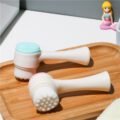 ច្រាស់សម្អាតមុខ - Silicone Facial Cleanser Wash Brush - Image 7