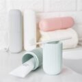 ប្រអប់ដាក់ច្រាស់ដុសធ្មេញ - 2pcs Toothpaste Case