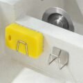 ដែកព្យួរ​ - 2pcs Stainless Steel Sink Sponges Holder