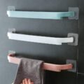 ស្នួរព្យួរកន្លែង - Bathroom Towel Bar Shelf Rack Holder - Image 4