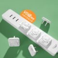 ជ័រញុកព្រីភ្លេីង​ - 4pcs Power Socket Cover - Image 4