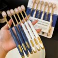 ច្រាសដុសធ្មេញ - 6pcs Toothbrush