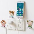 ទំពក់ព្យួរដុយភ្លេីង - 4pcs Cable Winder Wall Storage Hook - Image 3