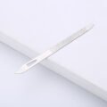 ដែកឆ្កឹះក្រចក​ - 2pcs Stainless Steel Nail Files - Image 4