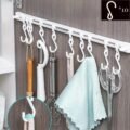 ទំពក់ព្យួរ - Kitchen Organizer Track Wall Hooks - Image 2
