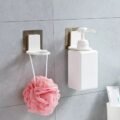 ទំពក់ក្បាលសាប៊ូ - 2pcs Wall Mounted Shampoo Organizer Hook