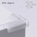 ជ័របិទជ្រុងតុ - 4pcs Silicone Table Corner Protector - Image 6