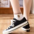 ស្រោមជើងនារី - Women Socks 5 Pairs - Image 5