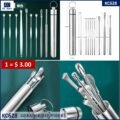 ឈុតសម្អាតត្រចៀក - 9PCS Ear Wax Pickers Stainless Steel - Image 2