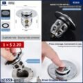 ឆ្នុកឡាបូ - Drain Stopper Pop-up - Image 2