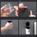 ទំពក់ស៊ក - 10 pcs Adhesive Hook Holder - Image 3