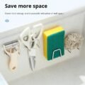 ដែកព្យួរ​ - 2pcs Stainless Steel Sink Sponges Holder - Image 5