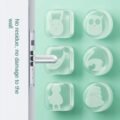 ជ័រទប់ទ្វា ជ្រុង - 2pcs Silicone Door Stopper
