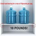 ទំពក់ទ្រ - 10 pcs Adhesive Shelf Support - Image 3