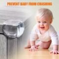 ជ័របិទជ្រុងតុ - 4pcs Silicone Protector Table Corner - Image 2