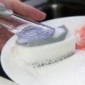 ច្រាស់ដុសខ្ទះ​ ឆ្នាំង - Cleaning Sponge Brush - Image 2
