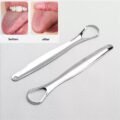ប្រដាប់កោសអណ្ដាត - Stainless Steel Tongue Scraper - Image 5