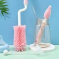 ឈុតសម្អាតកំប៉ុងដោះគោ - Silicone Bottle Cleaning Brush - Image 2