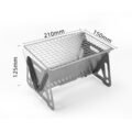 ចង្ក្រានអាំងសាច់ Mini - Folding BBQ Grill Stove - Image 5