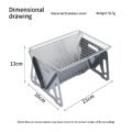 ចង្ក្រានអាំងសាច់ Mini - Folding BBQ Grill Stove - Image 8
