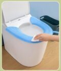 ជ័រទ្រាប់ចានបង្គន់ - Silicone Toilet Seat Cover - Image 6