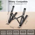 ជើងទម្រកុំព្យូទ័រ ជ័រ - Laptop Stand - Image 3