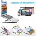ជើងទម្រកុំព្យូទ័រ ជ័រ - Laptop Stand - Image 5