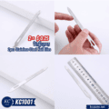 ដែកឆ្កឹះក្រចក​ - 2pcs Stainless Steel Nail Files