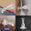 ជ័រទប់ទ្វារ - Adhesive Wall Mounted Door Stopper