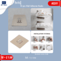ទំពក់ធ្នើ - 10 pcs Wall Adhesive Hooks