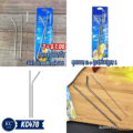 ឈុតទុយយោបឺត - 3in1 Straw Brush Set 21.5cm Stainless Steel