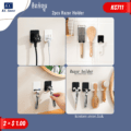 ទំពក់ព្យួរ - 2pcs Razor Holder - Image 2