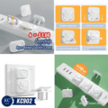 ជ័រញុកព្រីភ្លេីង​ - 4pcs Power Socket Cover