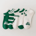 ស្រោមជើងកខ្លី - 5 Pairs Men's Socks - Image 4