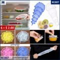 ប្រដាប់គ្របម្ហូប​ - Silicone Food Cover - Image 2
