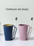 កាដាក់ច្រាស់ដុសធ្មេញ - 1pc Creative Mouthwash Mug - Image 7